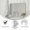 Flash Furniture Jada 40 x 30 Decorative Wall Mirror - Rounded Corners, Matte Silver HMHD-22M198YBN-SLV-GG - alternate 3